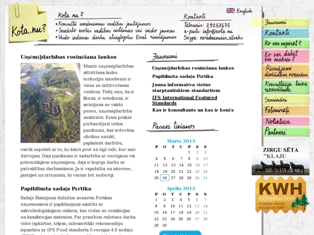 Jānis Baltačs kvalitātes konsultants, 