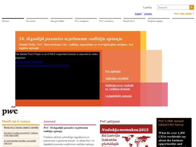 PricewaterhouseCoopers, SIA